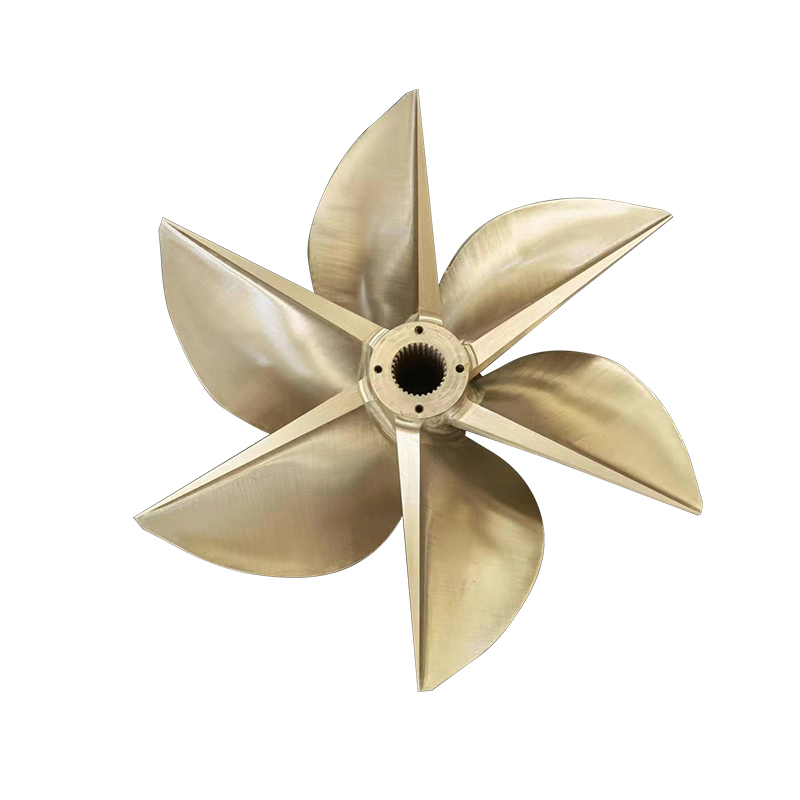Marine overflate-piercing propell med fast stigning
