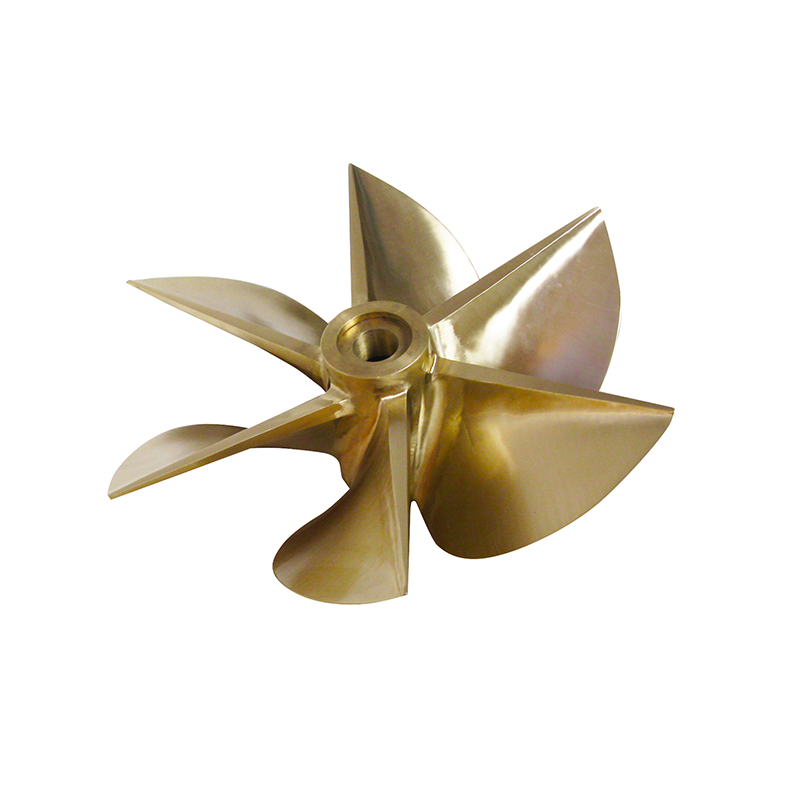 Marine overflate-piercing propell med fast stigning