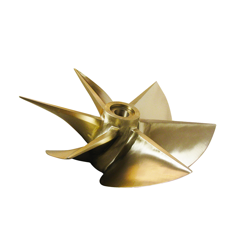 Marine overflate-piercing propell med fast stigning